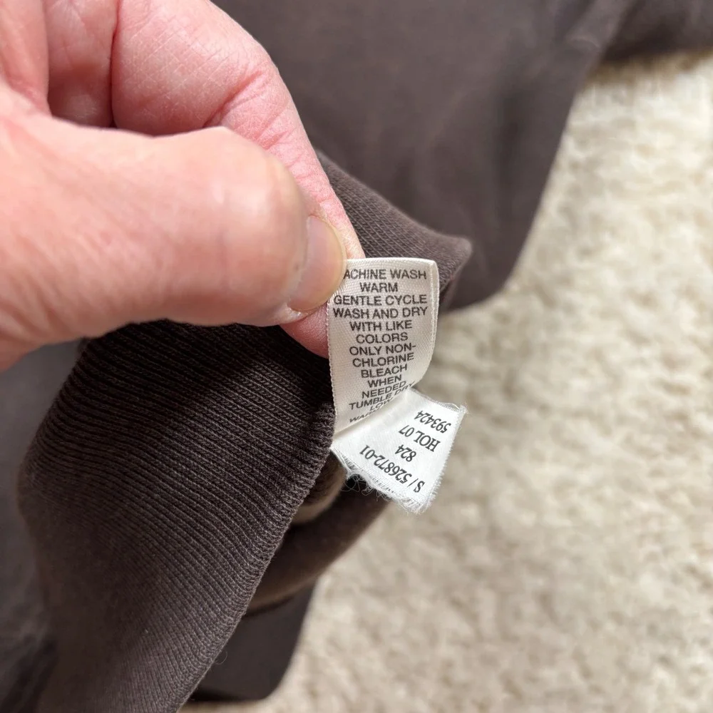 Banana‎ Republic Men's Zip Up Track Jacket Full Zip Brown Size L
